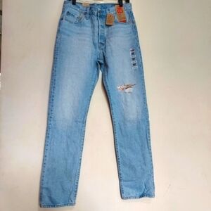 Levi's 501 full-length High Rise Straight Leg Jeans